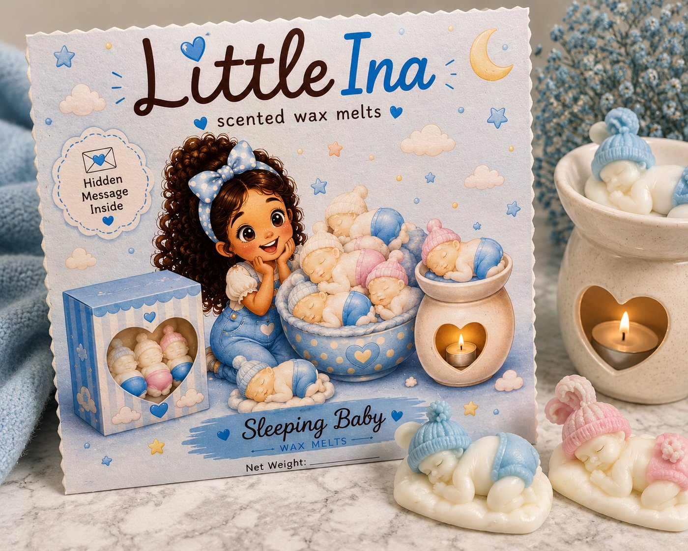 Sleeping baby wax melts — Little Ina